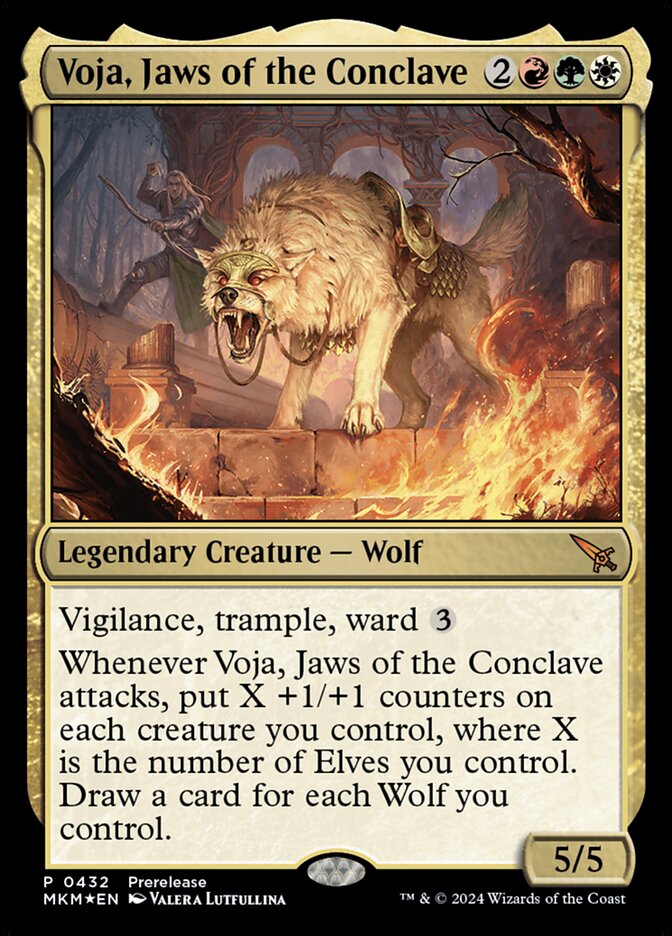 Voja Jaws of the Conclave 432 (Prerelease Cards)  - Foil | Good Games Modbury
