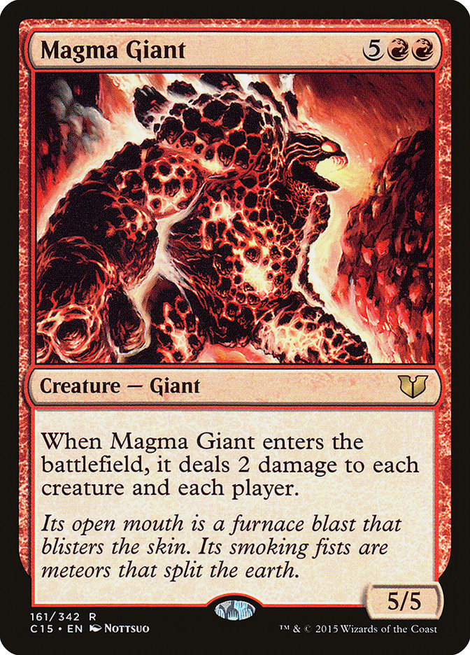 Magma Giant 161/342 (Commander 2015)  | Good Games Modbury