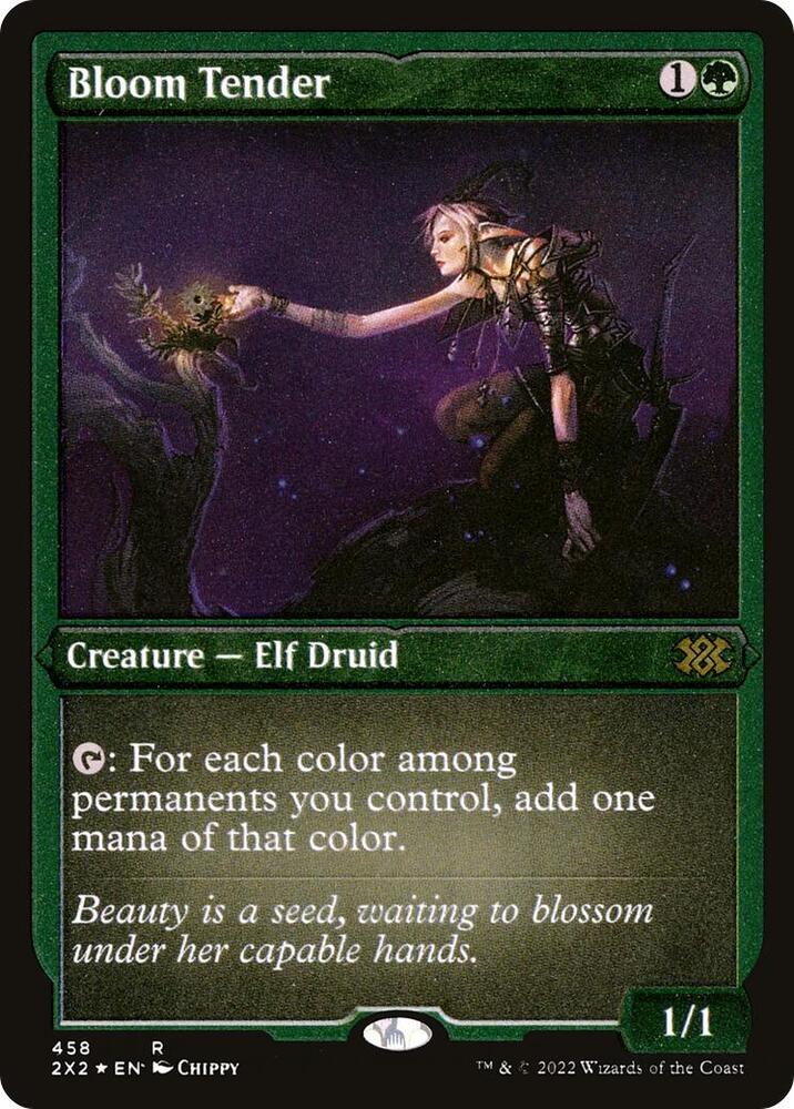 Bloom Tender 458 (Double Masters 2022)  - Etched Foil | Good Games Modbury