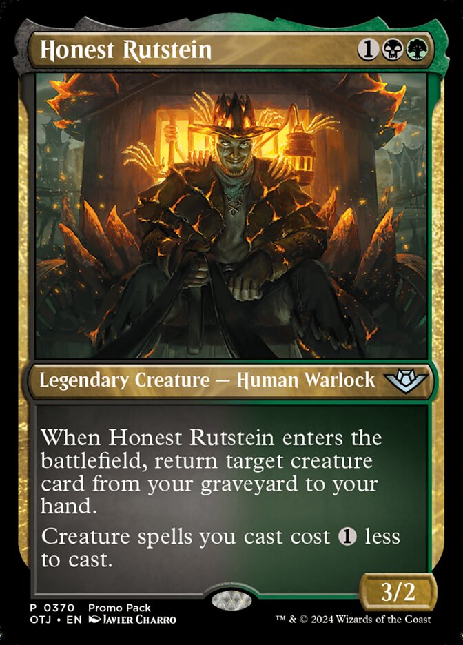 Honest Rutstein 370 (Promo Pack: Outlaws of Thunder Junction)  | Good Games Modbury
