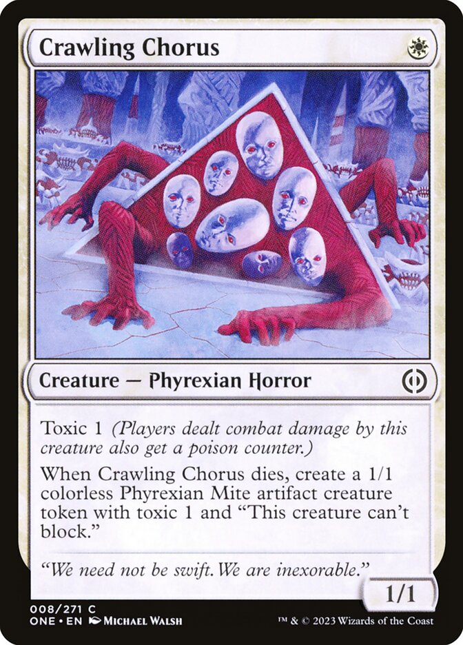 Crawling Chorus 8/271 (Phyrexia: All Will Be One)  | Good Games Modbury