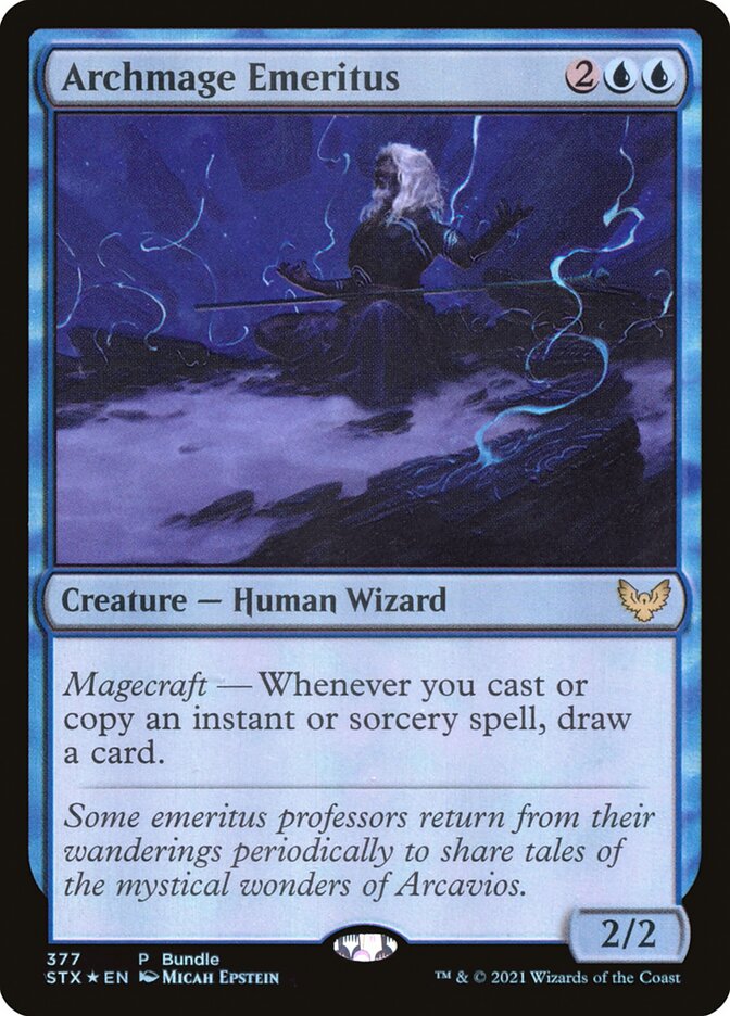 Archmage Emeritus STX Bundle 377 (Unique and Miscellaneous Promos)  - Foil | Good Games Modbury