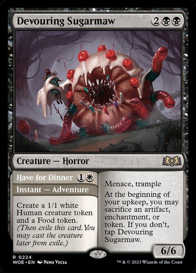 Devouring Sugarmaw // Have for Dinner 224/276 (Wilds of Eldraine)  - Foil | Good Games Modbury