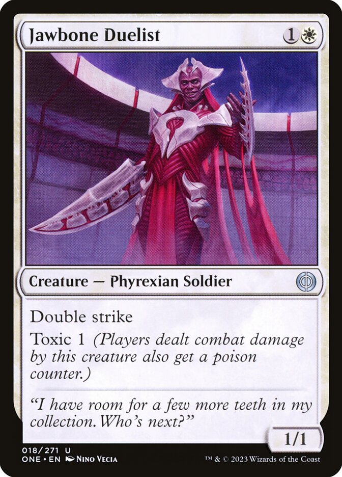 Jawbone Duelist 18/271 (Phyrexia: All Will Be One)  - Foil | Good Games Modbury