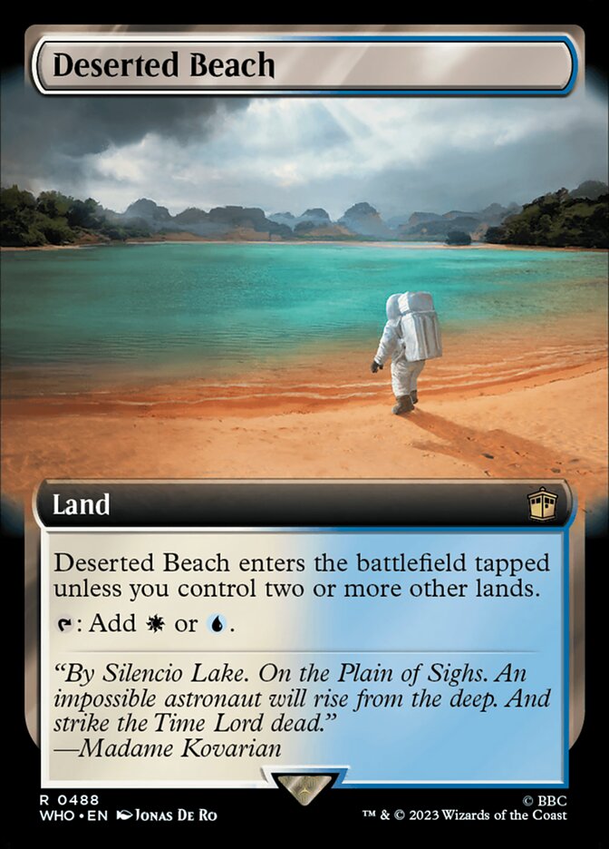 Deserted Beach 488 (Universes Beyond: Doctor Who)  - Extended Art | Good Games Modbury