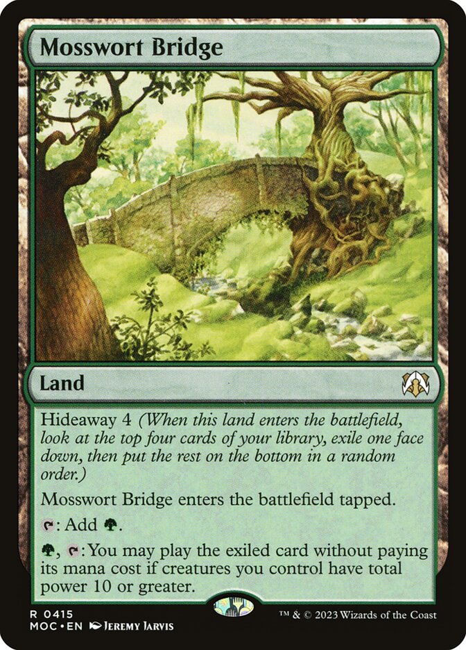 Mosswort Bridge 415/444 (Commander: March of the Machine)  | Good Games Modbury