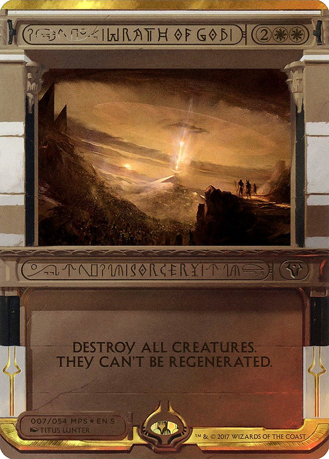Wrath of God 7/54 (Masterpiece Series: Amonkhet Invocations)  - Foil | Good Games Modbury