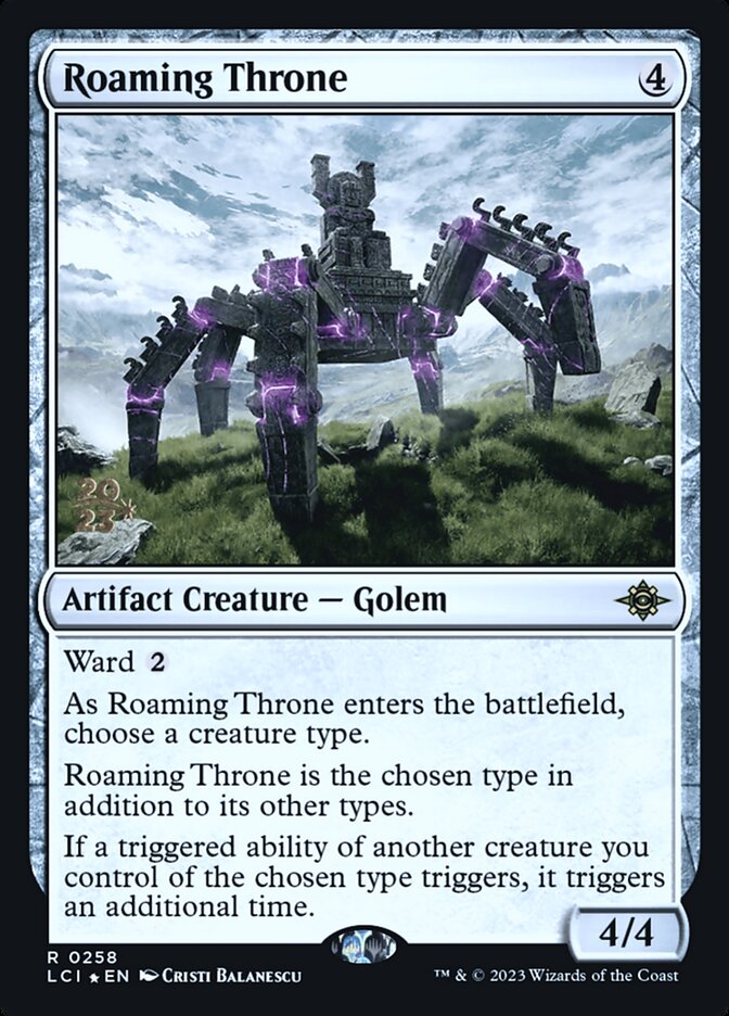 Roaming Throne 258s/138 (Prerelease Cards)  - Foil | Good Games Modbury