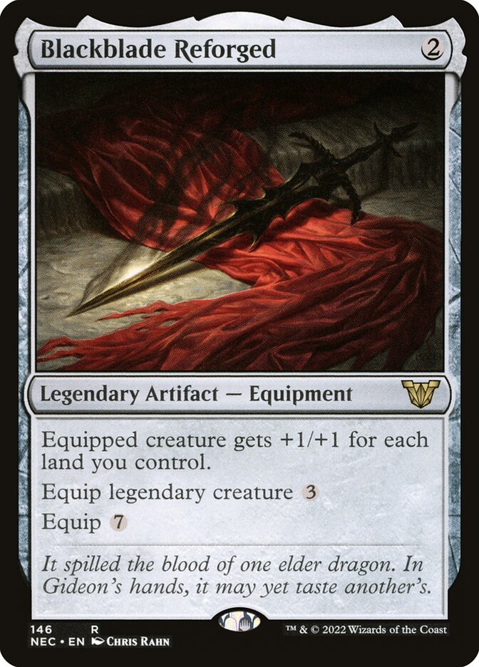 Blackblade Reforged 146/38 (Commander: Kamigawa: Neon Dynasty)  | Good Games Modbury