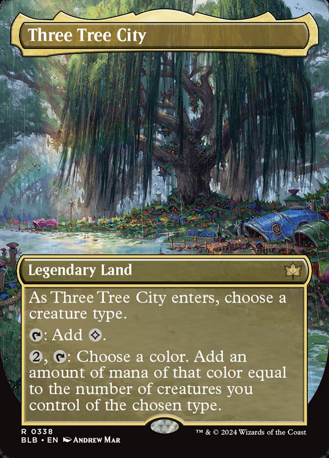 Three Tree City 338 (Bloomburrow)  - Borderless Foil | Good Games Modbury