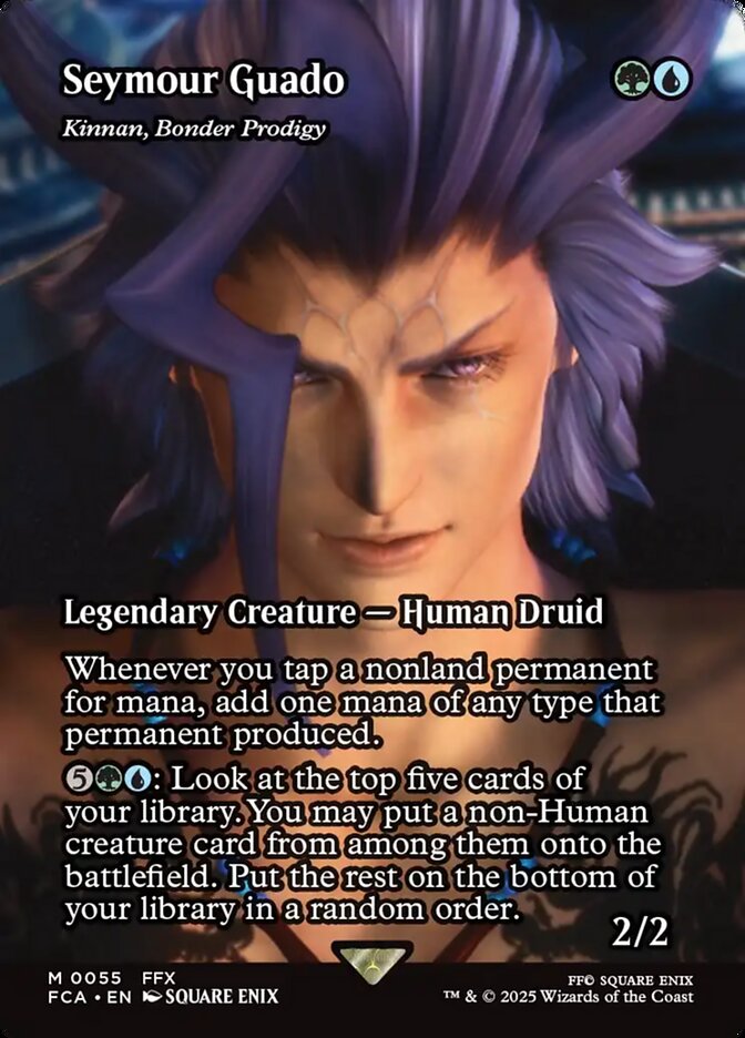 Seymour Guado - Kinnan, Bonder Prodigy 55 (FINAL FANTASY: Through the Ages)  - Showcase Foil | Good Games Modbury