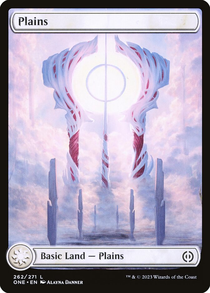 Plains 262/271 (Phyrexia: All Will Be One)  - Foil | Good Games Modbury