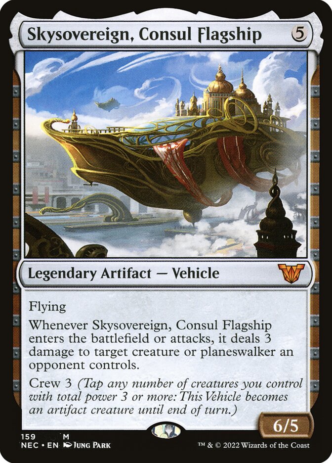 Skysovereign, Consul Flagship 159 (Commander: Kamigawa: Neon Dynasty)  | Good Games Modbury