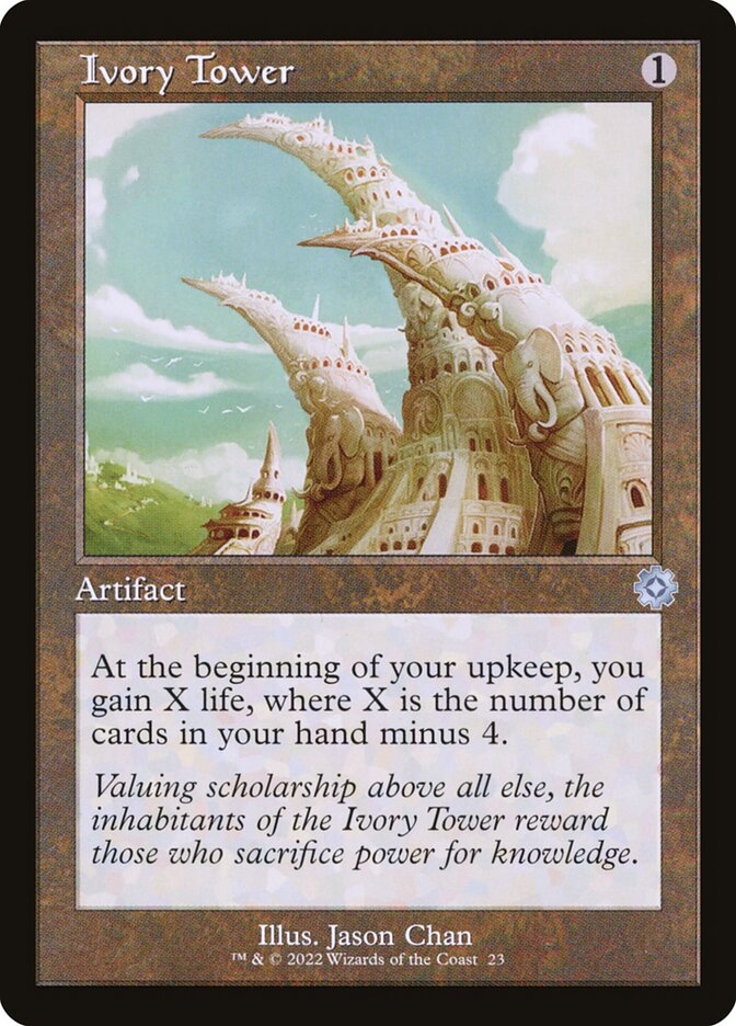 Ivory Tower 23/63 (The Brothers' War: Retro Frame Artifacts)  - Foil | Good Games Modbury