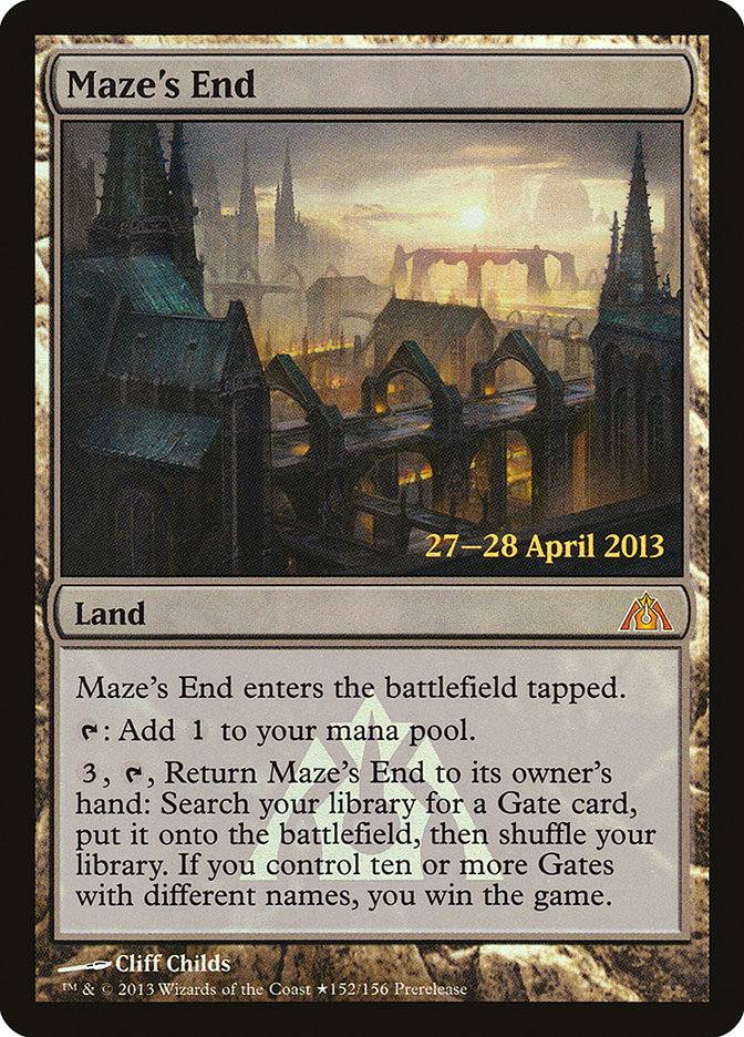 Mazes End 152 (Prerelease Cards)  - Foil | Good Games Modbury