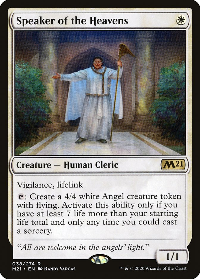 Speaker of the Heavens 38 (Core Set 2021)  | Good Games Modbury