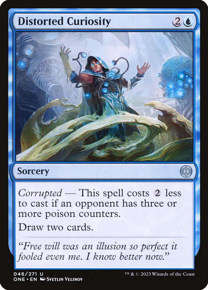 Distorted Curiosity 46/271 (Phyrexia: All Will Be One)  | Good Games Modbury
