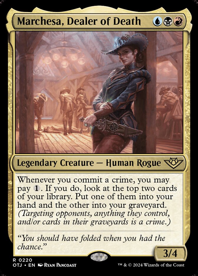Marchesa, Dealer of Death 220/286 (Outlaws of Thunder Junction)  | Good Games Modbury