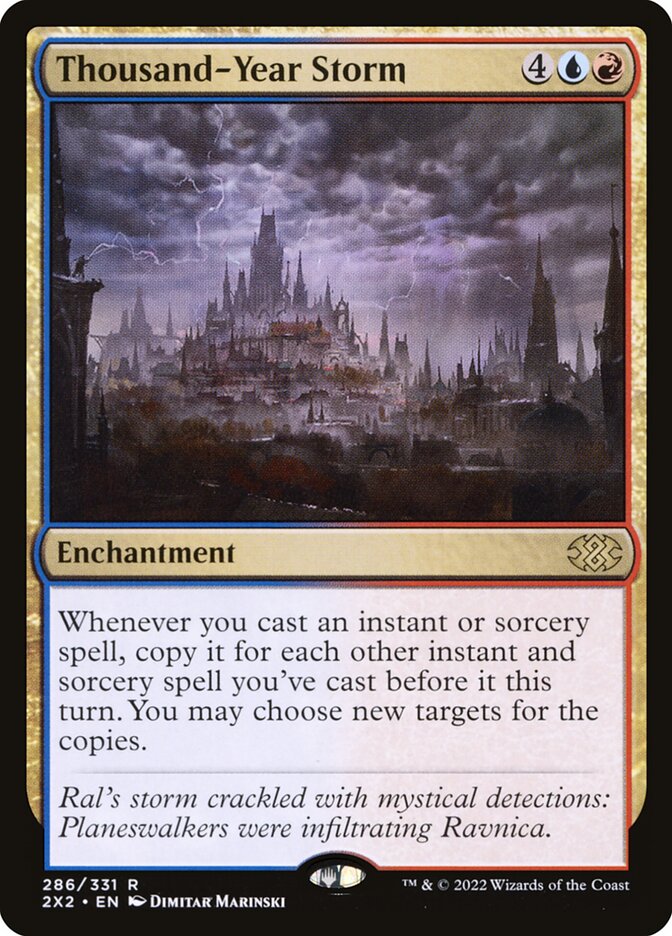 Thousand-Year Storm 286/331 (Double Masters 2022)  - Foil | Good Games Modbury