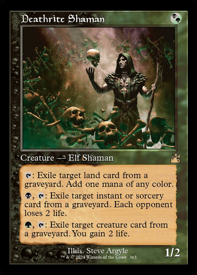 Deathrite Shaman 363 (Ravnica Remastered)  - Retro | Good Games Modbury