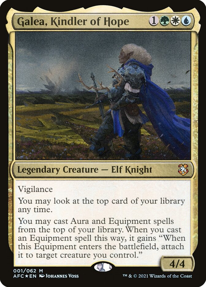 Galea, Kindler of Hope 1/62 (Commander: Adventures in the Forgotten Realms)  - Foil | Good Games Modbury
