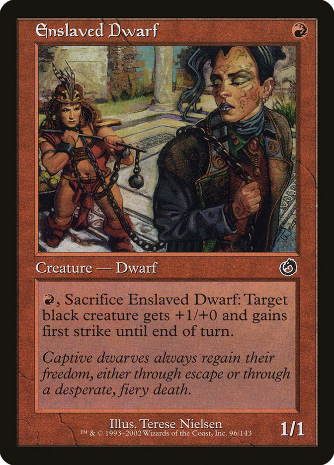Enslaved Dwarf 96/143 (Torment)  - Foil | Good Games Modbury