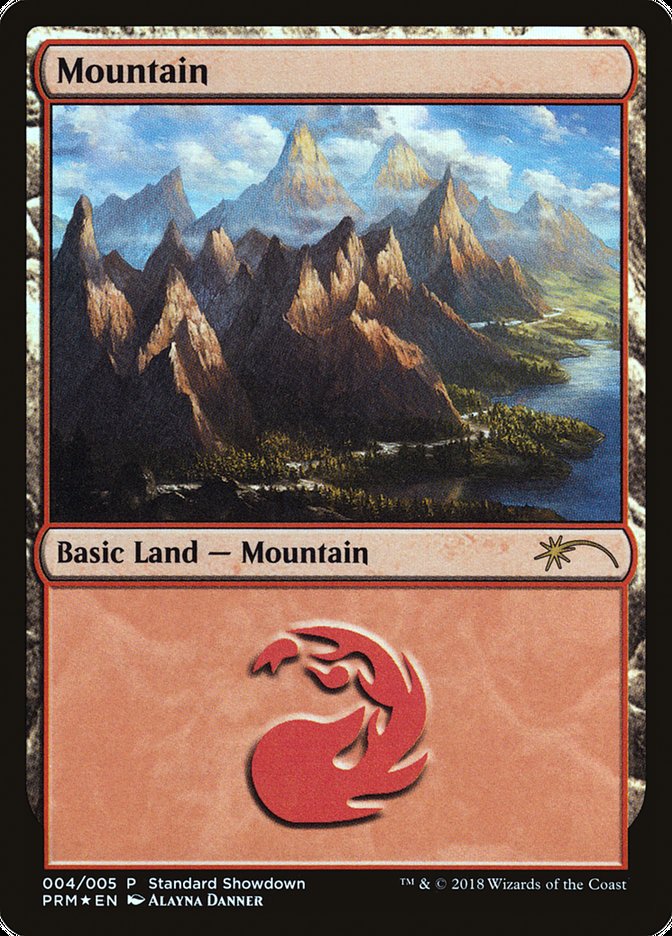 Mountain 4/5 (Standard Showdown Promos)  - Foil | Good Games Modbury