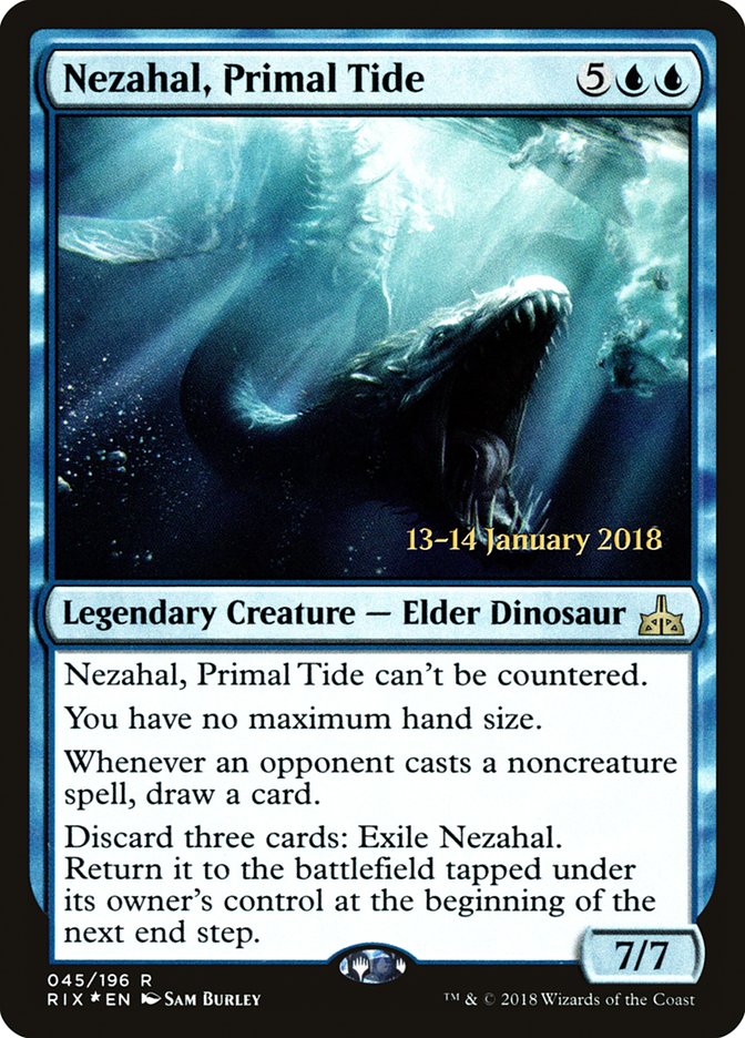 Nezahal, Primal Tide 45s/98 (Prerelease Cards)  - Foil | Good Games Modbury
