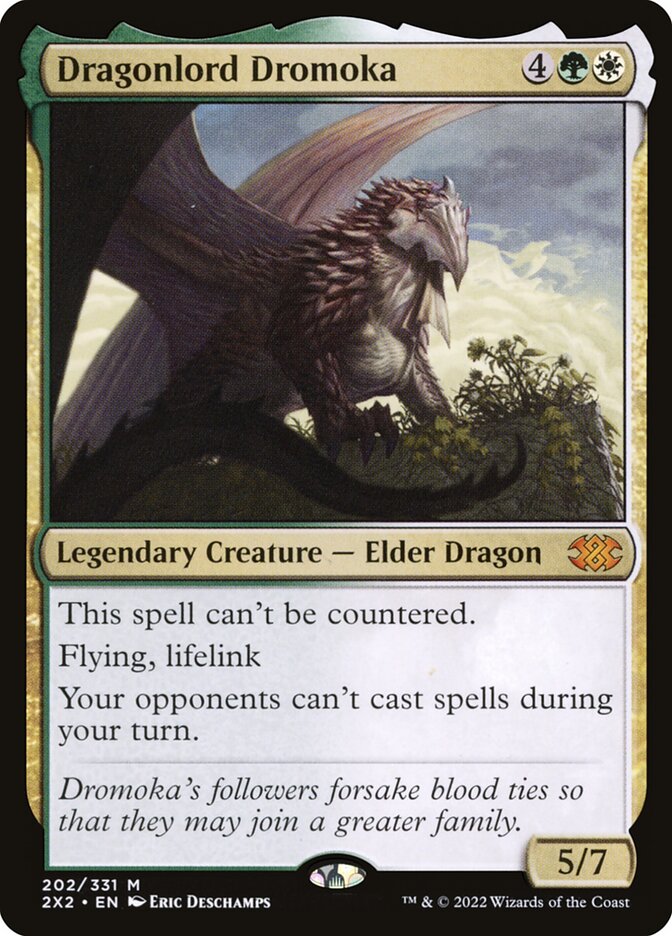 Dragonlord Dromoka 202/331 (Double Masters 2022)  - Foil | Good Games Modbury