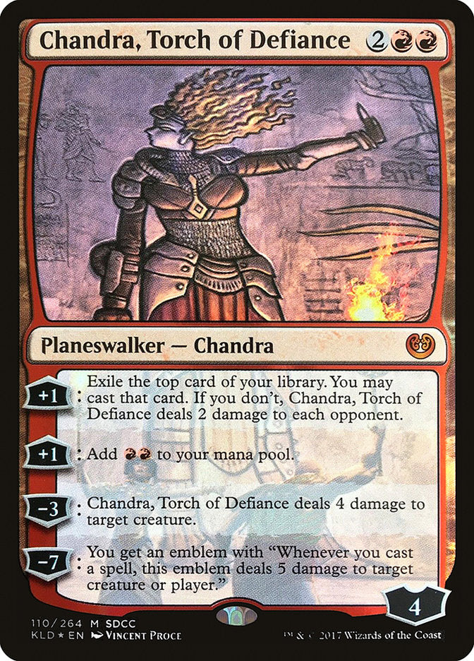 Chandra, Torch of Defiance 110/264 (Media Promos)  - Foil | Good Games Modbury