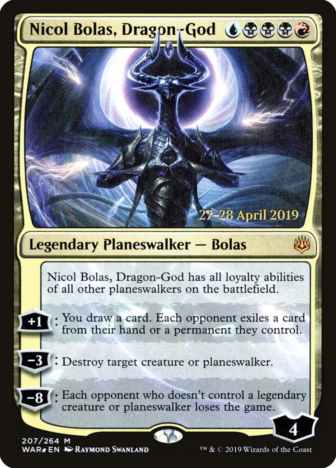 Nicol Bolas Dragon God 207 (Prerelease Cards)  - Foil | Good Games Modbury