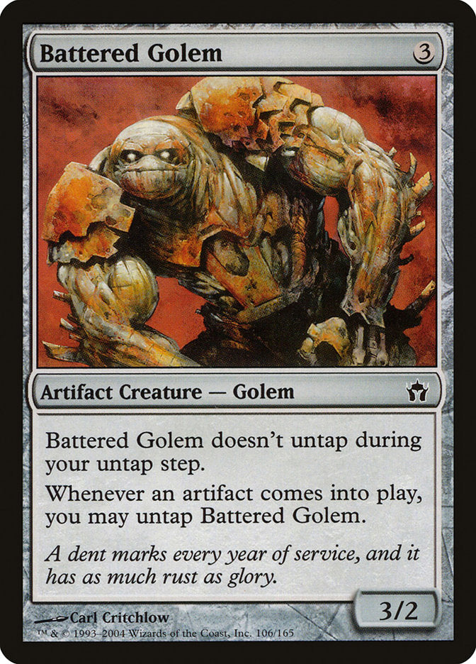 Battered Golem 106/165 (Fifth Dawn)  - Foil | Good Games Modbury