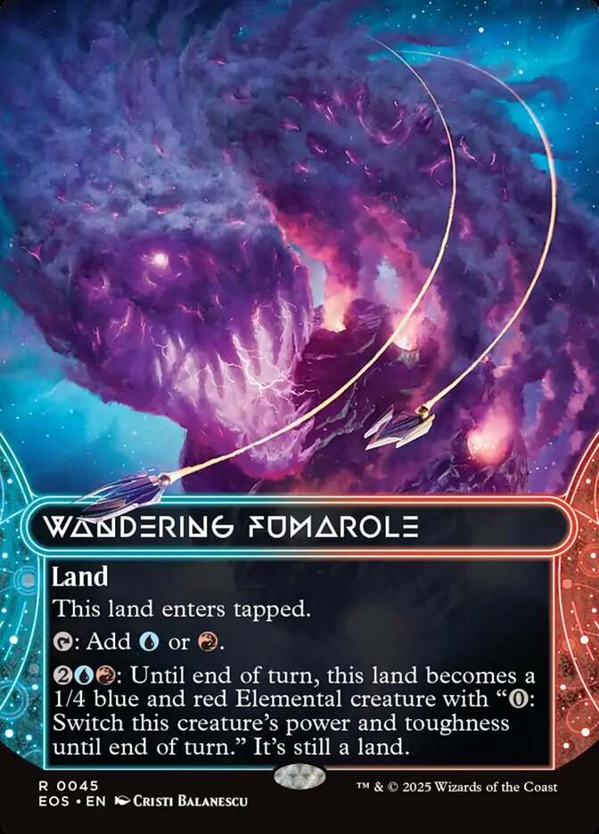Wandering Fumarole 45 (Edge of Eternities: Stellar Sights)  - Borderless | Good Games Modbury