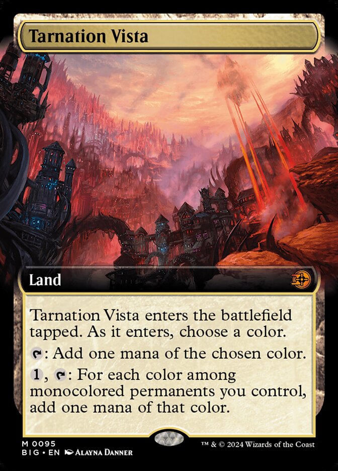Tarnation Vista 95/30 (Outlaws of Thunder Junction: The Big Score)  - Extended Art | Good Games Modbury