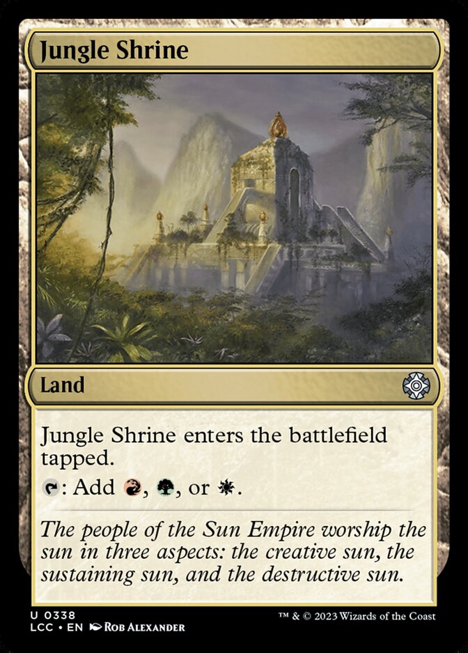Jungle Shrine 338 (Commander: The Lost Caverns of Ixalan)  | Good Games Modbury