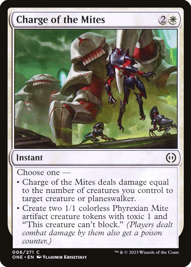 Charge of the Mites 6/271 (Phyrexia: All Will Be One)  | Good Games Modbury