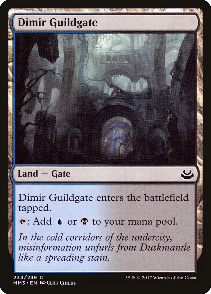 Dimir Guildgate 234/249 (Modern Masters 2017)  - Foil | Good Games Modbury