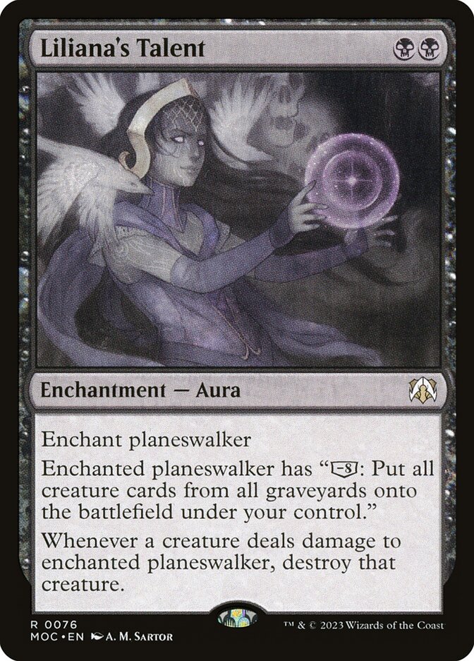 Liliana's Talent 76/444 (Commander: March of the Machine)  - Foil | Good Games Modbury