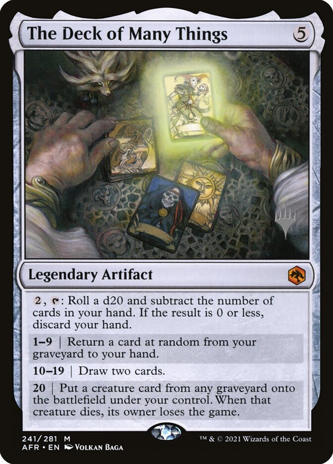 The Deck of Many Things 241 (Promo Pack: Adventures in the Forgotten Realms)  - Foil | Good Games Modbury