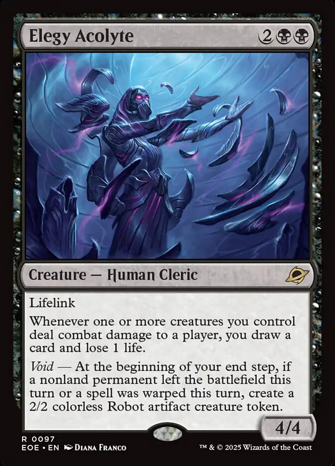Elegy Acolyte 97 (Edge of Eternities)  - Foil | Good Games Modbury