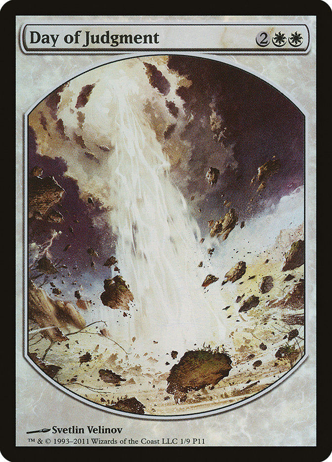 Day of Judgment 1 (Magic Player Rewards)  - Textless Foil | Good Games Modbury
