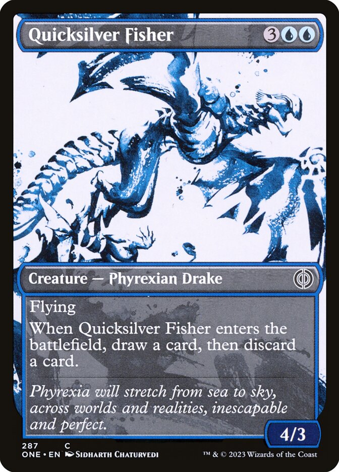 Quicksilver Fisher 287/271 (Phyrexia: All Will Be One)  - Showcase | Good Games Modbury