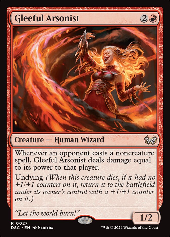 Gleeful Arsonist 27 (Commander: Duskmourn: House of Horror)  | Good Games Modbury