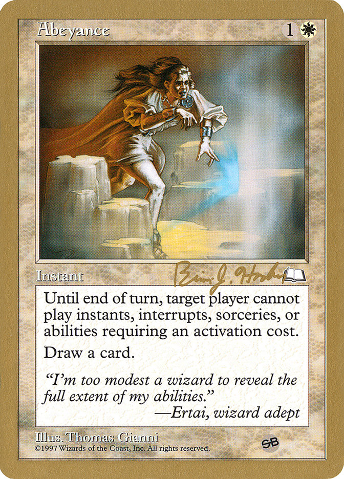 Abeyance bh1sb/117 (World Championship Decks)  | Good Games Modbury