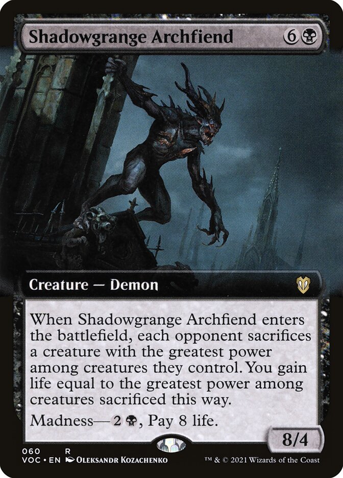 Shadowgrange Archfiend 60/38 (Commander: Innistrad: Crimson Vow)  | Good Games Modbury