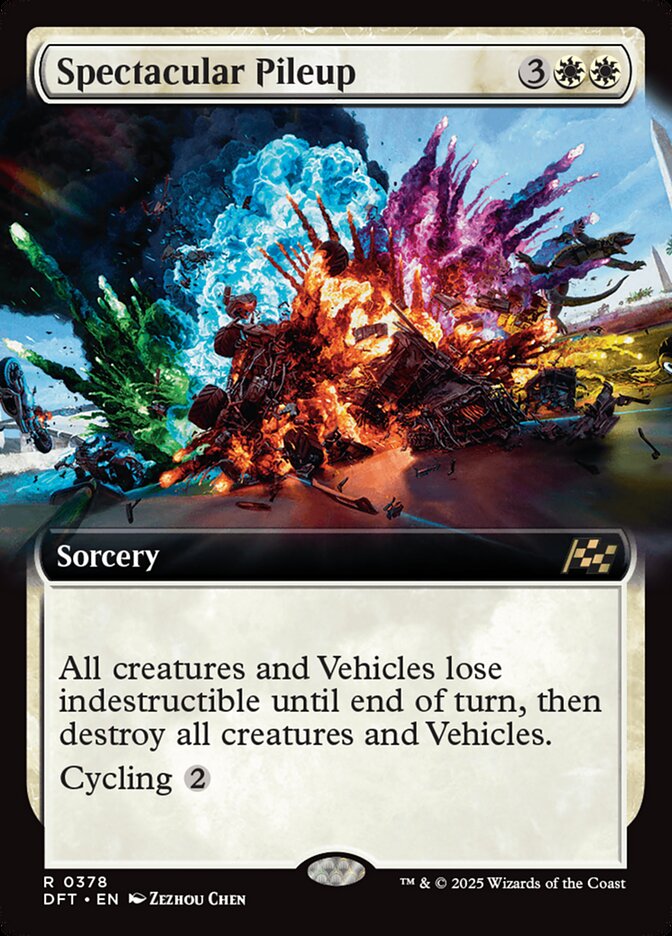 Spectacular Pileup 378/291 (Aetherdrift)  - Extended Art | Good Games Modbury