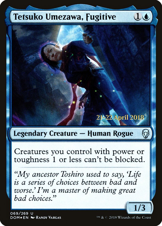 Tetsuko Umezawa, Fugitive 69s/118 (Prerelease Cards)  - Foil | Good Games Modbury