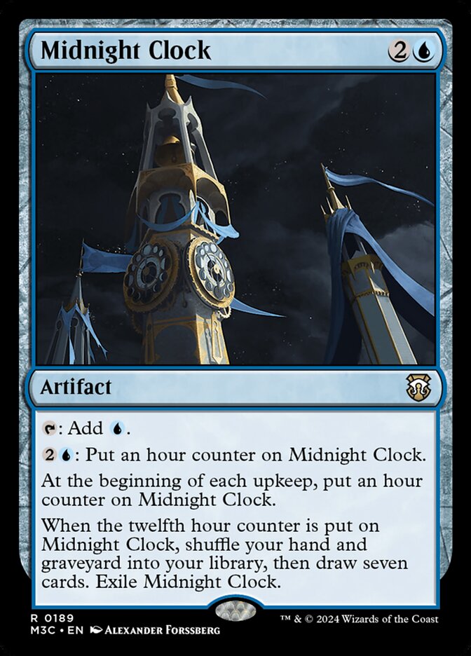 Midnight Clock 189 (Commander: Modern Horizons 3)  | Good Games Modbury