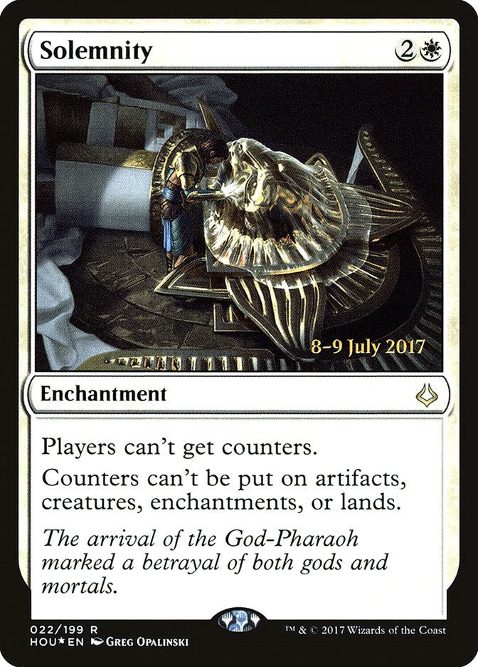 Solemnity 22s/62 (Prerelease Cards)  - Foil | Good Games Modbury