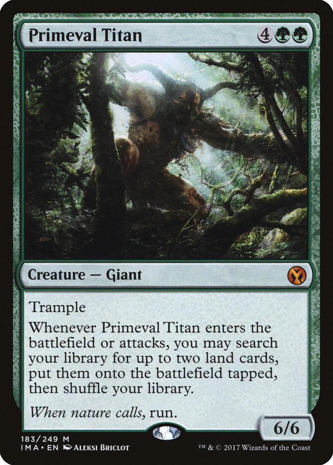 Primeval Titan 183/249 (Iconic Masters)  - Foil | Good Games Modbury